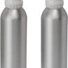 Loyal Multipurpose Anodized Empty Aluminum Bottles, 1000ml (Pack of 2) with B Drop Nozzle & Cap with Seal, for Beauty, Essential Oils, Blends, Skin...