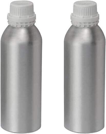 Loyal Multipurpose Anodized Aluminum Empty Bottle, 50ml (Pack of 2) with B Drop Nozzle & Cap with Seal, for Beauty, Essential Oils, Blends, Skin...